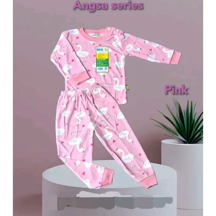stelan anak moms gift pp motif angsa 1