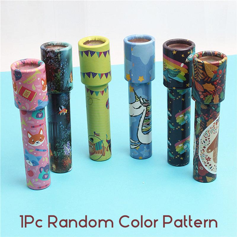 Product Introduction of 1Pc Rotating Kaleidoscope Classic Nostalgic Child Science Experiment Toy Parent-child Kid Educational Toy Magical Change Gift 18