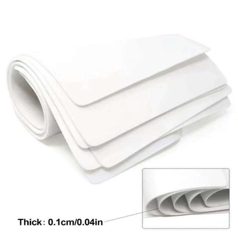 Combo 10 Miếng Da Giả Trắng Tron Tập Phun Xăm . 4