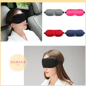 [NL] BLINDFOLD TIDUR POLOS PENUTUP MATA 3D BUSA EMPUK BLIND FOLD BUTA BLACK OUT SANTAI TERAPI PRIA WANITA UNISEX COD 925