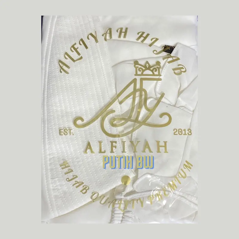Jilbab Hijab Syar'i Kerudung Khimar Ceruty Babydoll 2 Layer Keong Mini ALFIYAH - Free Masker Muslim Pad Syari Instan Ceruti 2