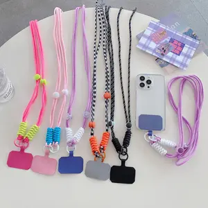 Perlebar Anti-hilang Crossbody Ponsel Ponsel Pergelangan Tangan Tali Nilon Universal Dengan Kartu Lanyard Disesuaikan Zinc Alloy Tanpa Garansi