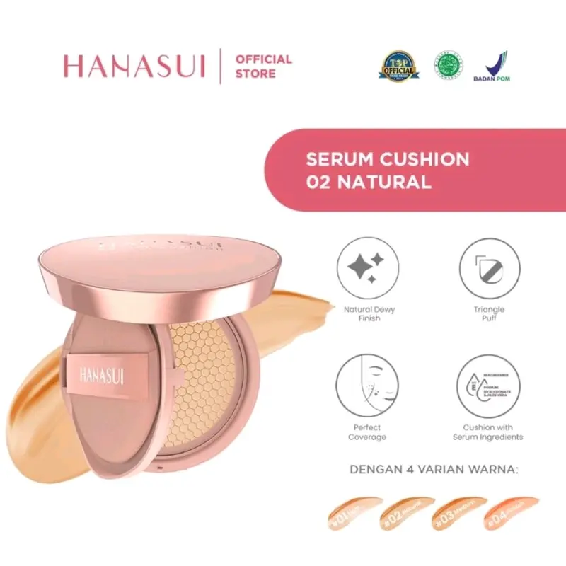 Cushion Hanasui Medium Coverage Wajah 4