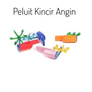 Peluit Kincir Angin Peiriwitan Mainan Terapi Wicara isi 6pcs