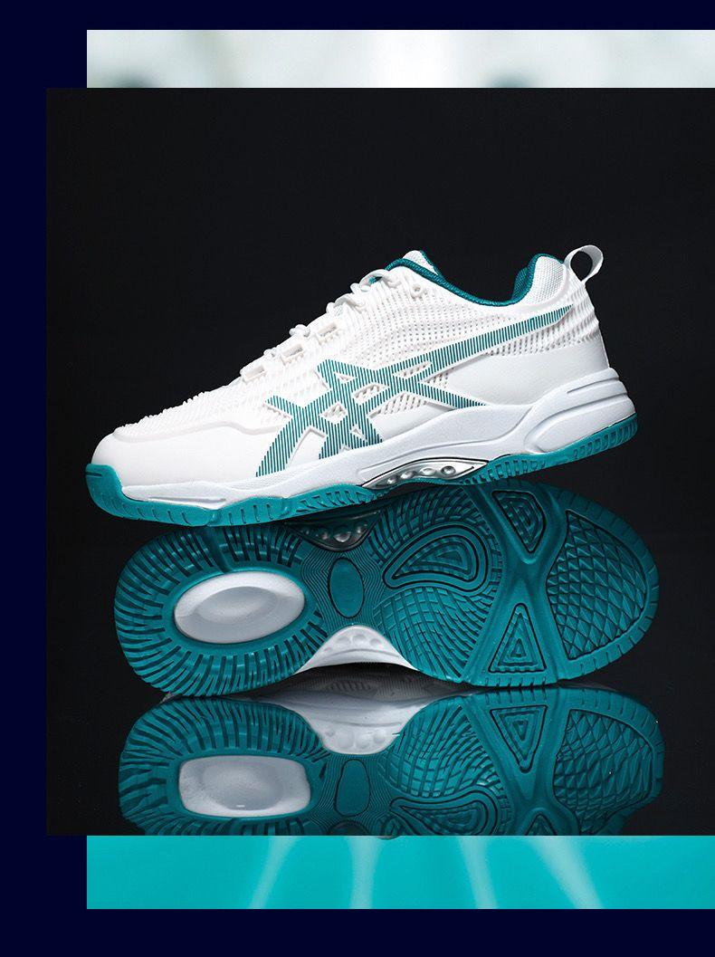 Product Introduction of Brand New Professional Tennis Shoes for Men and Women Breathable Mesh Shoes Men Non-Slip Competition Training Badminton Shoes Men 7