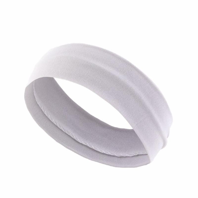 Product Introduction of SPORTS EMPORIUM Tennis Fashion 1PC Sports Sweat Head Band Stretch Elastic Sweat-Absorbent Anti-perspiration Summer Hairband For Fitness Running Dance Non Slip Sweatbands Headband Pure Color Headband Yoga Hair Band 10
