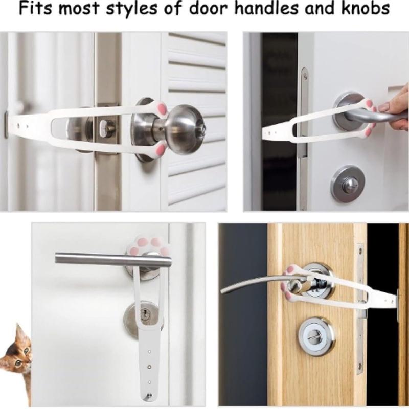 Product Introduction of Chốt cửa mèo, với bộ ổn định, Giá đỡ cửa mèo Có Thể Điều Chỉnh 5 kích cỡ, để cho mèo vào 4