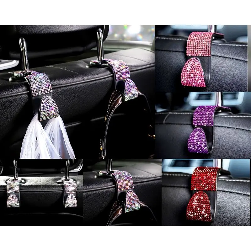 Hook Hanger/ Holder Organizer Gantungan DAD Full Diamond Barang Mobil/Barang Belanjaan