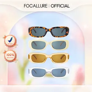 [Official] FOCALLURE#AmberGold Fashion Sunglasses Trendy UV Protection Eyewear Glasses