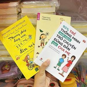 Sách - Combo 3 Cuốn Kỹ Năng Dạy Con: Phương Pháp Dạy Con Không Đòn Roi + 90% Trẻ + Cách Khen