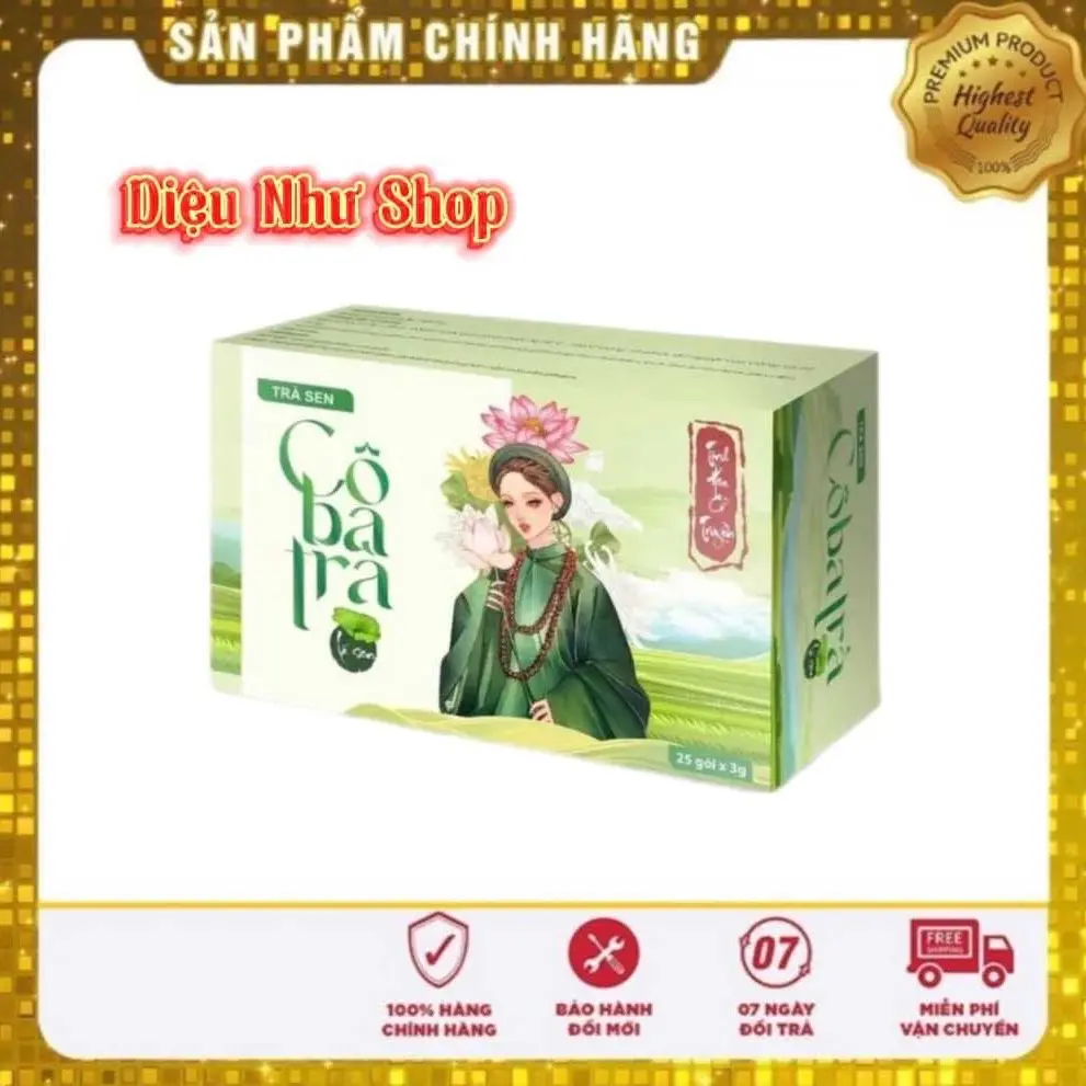 TRÀ SEN CÔ BA TRÀ HỘP 25g . Thực phẩm bổ sung sắc đẹp làm đẹp da thanh lọc cơ thể người lớn