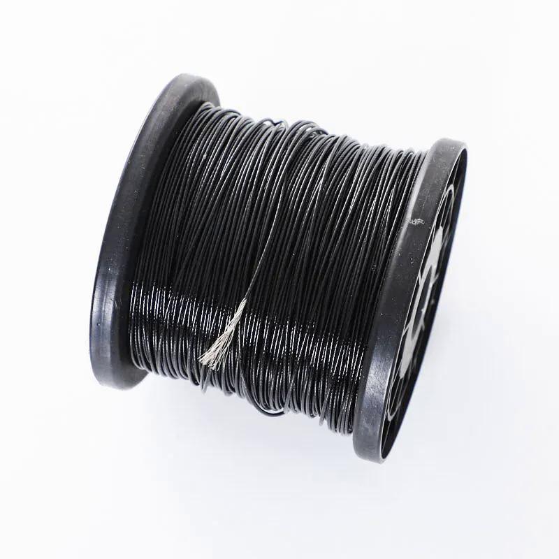 Product Introduction of 304 Stainless Steel Black Plastic Coated Soft Steel Wire Rope Flip Hook Fish Line Clothesline Advertising Hang Rope Plastic Coated Fish Buckle Rope 25