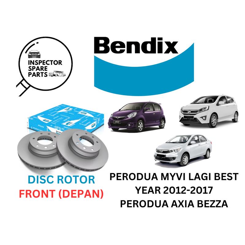 Bezza Bendix Rotor (2PCS1SET) 100% BENDIX PERODUA MYVI LAGI BEST YEAR 2012 AXIA - TikTok ...