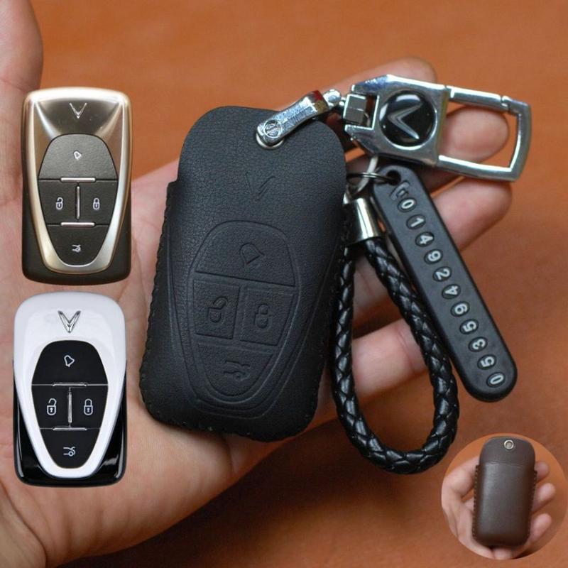 Bao da chìa khoá Vinfast VF34,VF6,VF7,VF8,VF9,Bọc chìa khoá Vinfast VF34 ,VF6 ,VF7 ,VF8 ,VF9 Cả 2 loại chìa VFE Móc Khóa