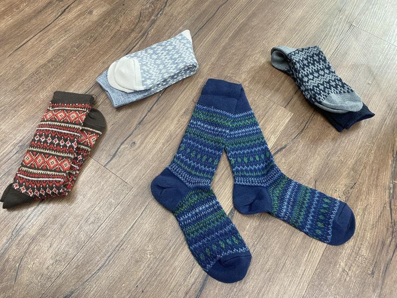 Set 5 đôi tất cao cổ thổ cẩm NAM 5