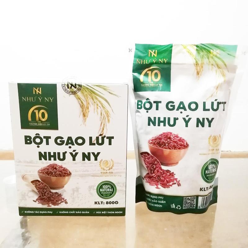 Bột gạo lứt Như Ý hộp 800g trà gạo lứt đậu đen hạt sen hạt quinoa - ngũ cốc tự nhiên chọn lọc cung cấp dinh dưỡng dạng bột hòa tan gói 800g