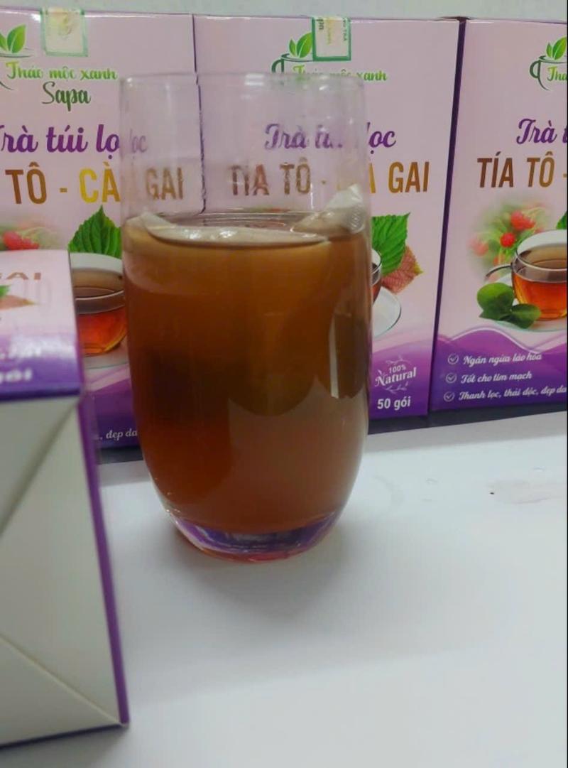 Product Introduction of Trà túi lọc tía tô - ca gai combo 3 hộp + 1 hộp 3