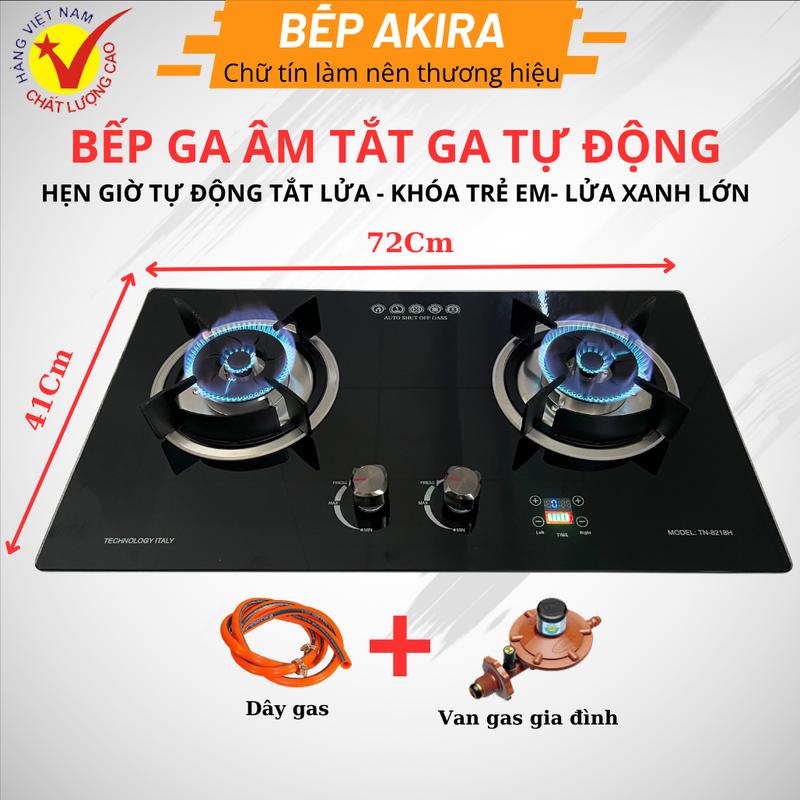 Bếp ga âm khóa ga tự động, hẹn giờ tắt bếp, lửa xanh trong nấu nhanh gấp 2,5 lần