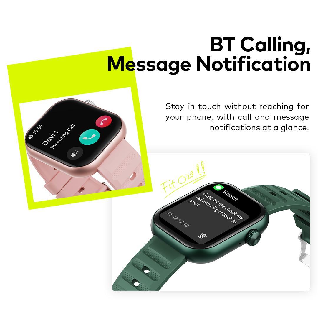 [Exclusive arnoldleonard0508 +Free Strap] itel Smart Watch ISW-O20 AI Watch Face | Pemantau Kesehatan 24 Jam | Panggilan BT | Layar HD 2.04" | Tahan Air IP68