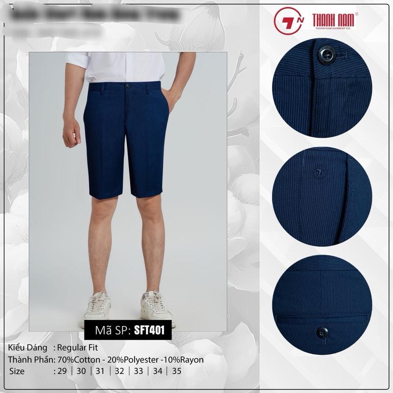Quần Short vải nam hoạ tiết cao cấp 2