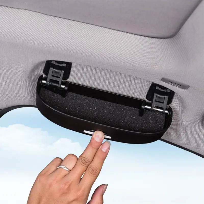 Hộp Đựng Kính Râm Ô Tô, Cầm Tay, Chất Liệu ABS, Đa Chức Năng, Thích Hợp Cho Mọi Loại Ô Tô, Có Thể Tái Sử Dụng, 3 Màu Có Sẵn, Hộp Đựng Kính Râm Ô Tô, Hộp Đựng Kính Râm, Cho VW 6