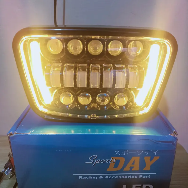 Lampu Daymeker Rx king Oval lis Hitam Lis Crome Motorcycle Daymaker 6