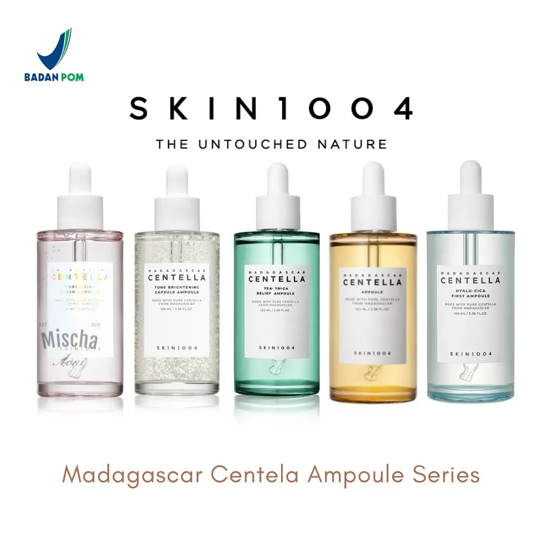 BPOM Skin1004 Angel Madagascar Centella Asiatica Poremizing Fresh | Tone Brightening Capsule | Hyalu-Cica Brightening | Tea-Trica Relief Ampoule | Skin 1004 | 30 ml | 55 ml | 100 ml