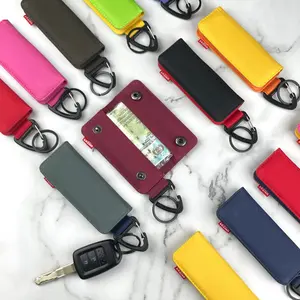 Gantungan kunci mobil dompet STNK motor keyless remote smartkey keychain slim