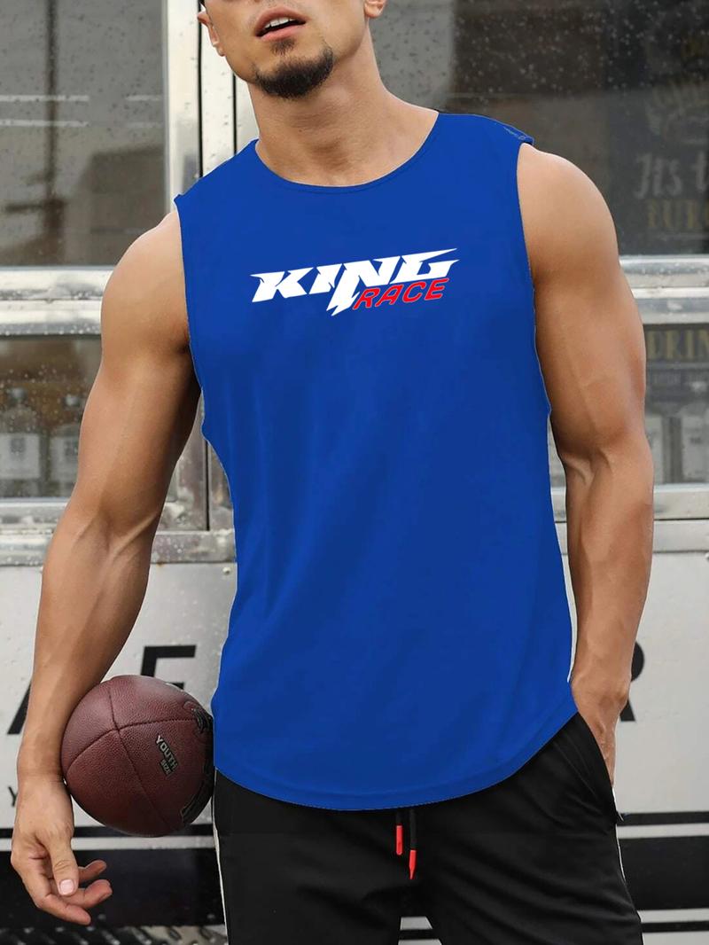 Product Introduction of Men's Gym Fitness Training Basketball Casual Stretch Sleeveless Sports Vest Comfortable Breathable Comfortable Vest 1