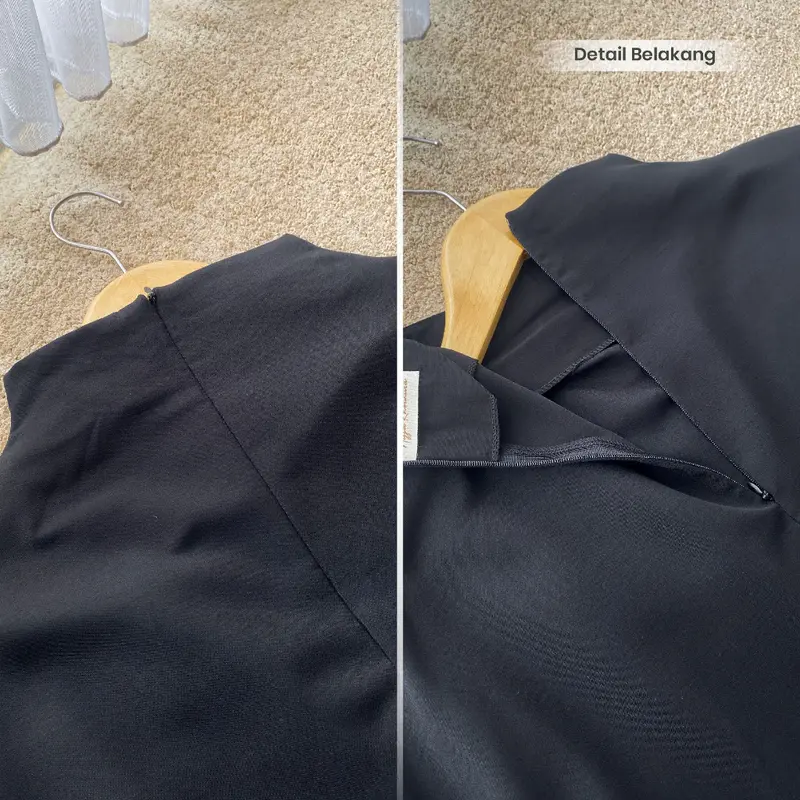 Bynissa-Agni Blouse-Atasan-Blouse-Pleats-Kemeja-Motif-Kancing-Kondangan-Wisuda-Lamaran-Kampus-Hangout -Ootd Hijab-Casual - Elegant - Santai-Remaja - Wanita Baju Muslim  Panjang 1