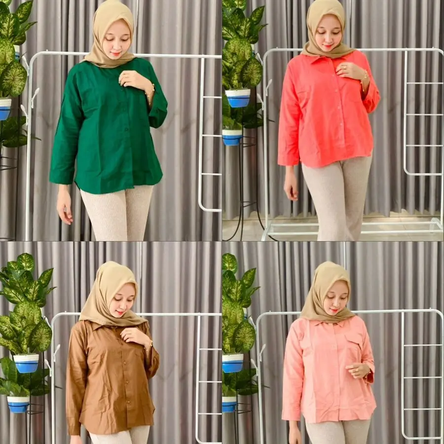 Kemeja Linen Premium Oversize