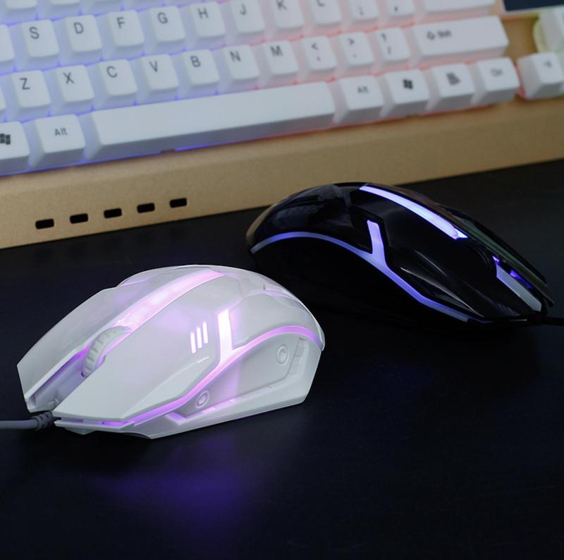 Chuột Gaming Có Dây G01 - Ergonomic Design, 1200DPI, LED Esport, Cổng USB 4