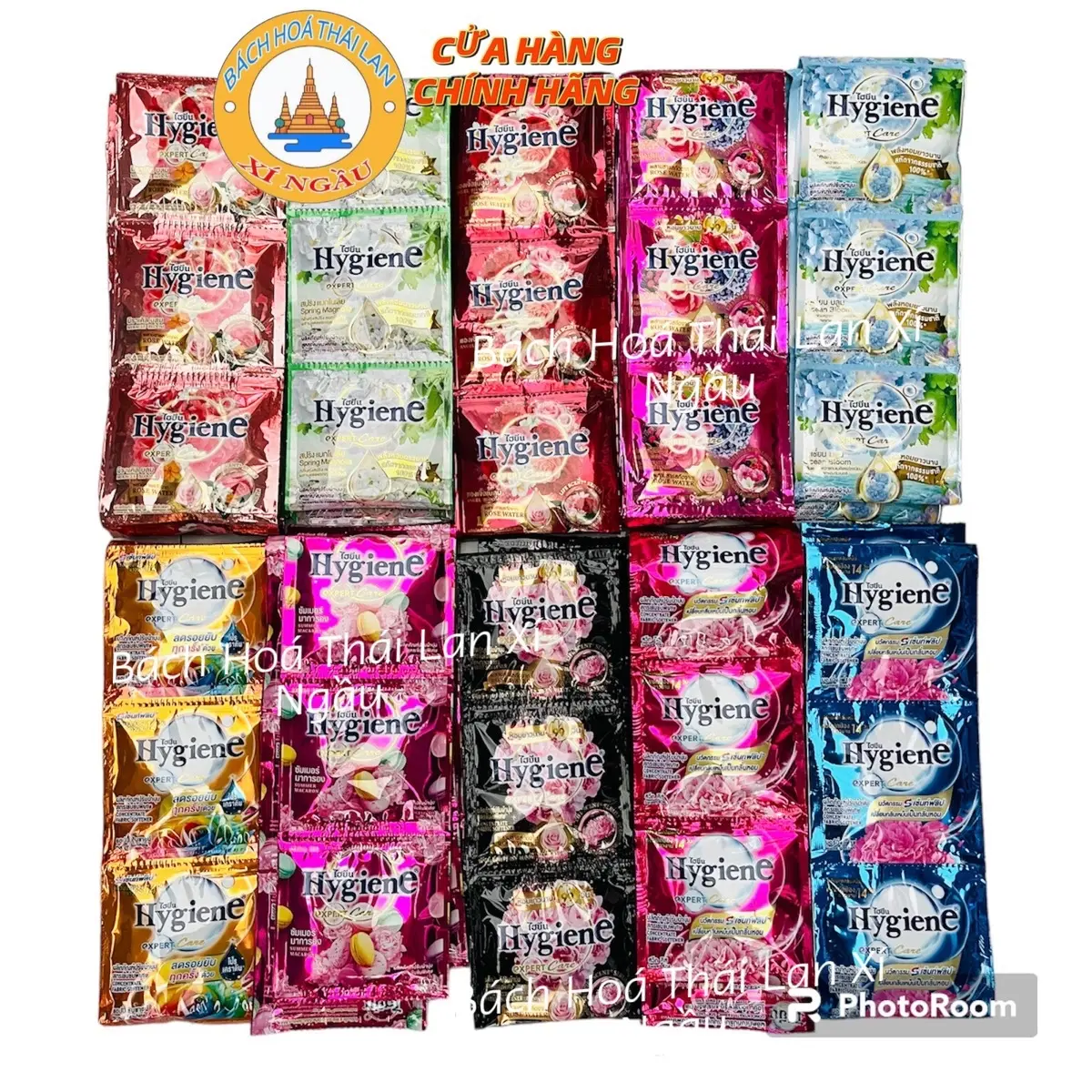 1 dây Nước Xả Vải Hygie Thái Lan ( 12 gói 20ml)