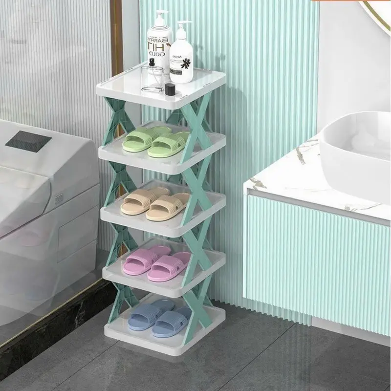 Kệ Giày Dép Chữ X Lắp Ghép 5 Tầng - Tiện Lợi, Tiết Kiệm Không Gian 0