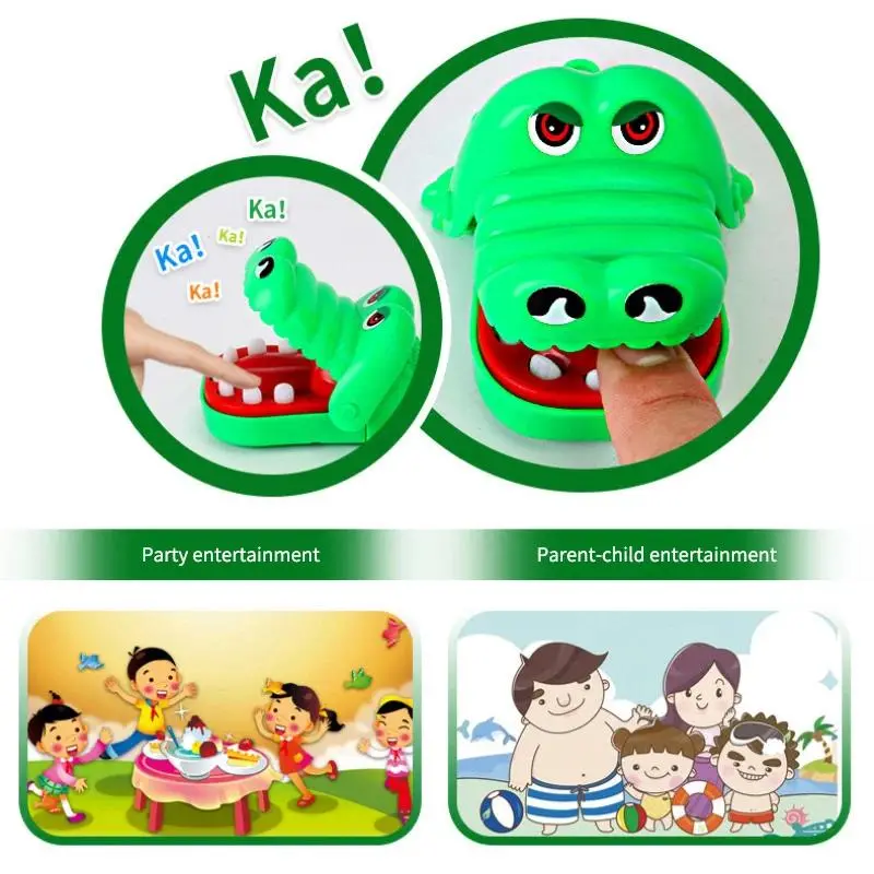 Đồ Chơi Cắn Ngón Tay Nha Sĩ Miệng Cá Sấu, Đồ Chơi Thực Dụng Mới Lạ, Đồ Chơi Trò Đùa, Trò Chơi Gia Đình Vui Nhộn, Quà Tặng Cho Trẻ Em 2