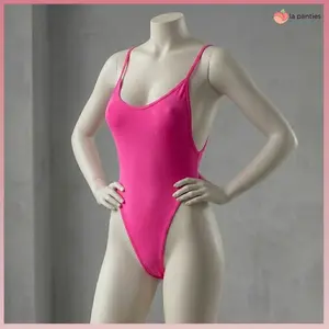 Bodysuit Sexy Wanita High Cut Baju Renang Pantai Korea Look Bahan Stretch 1287