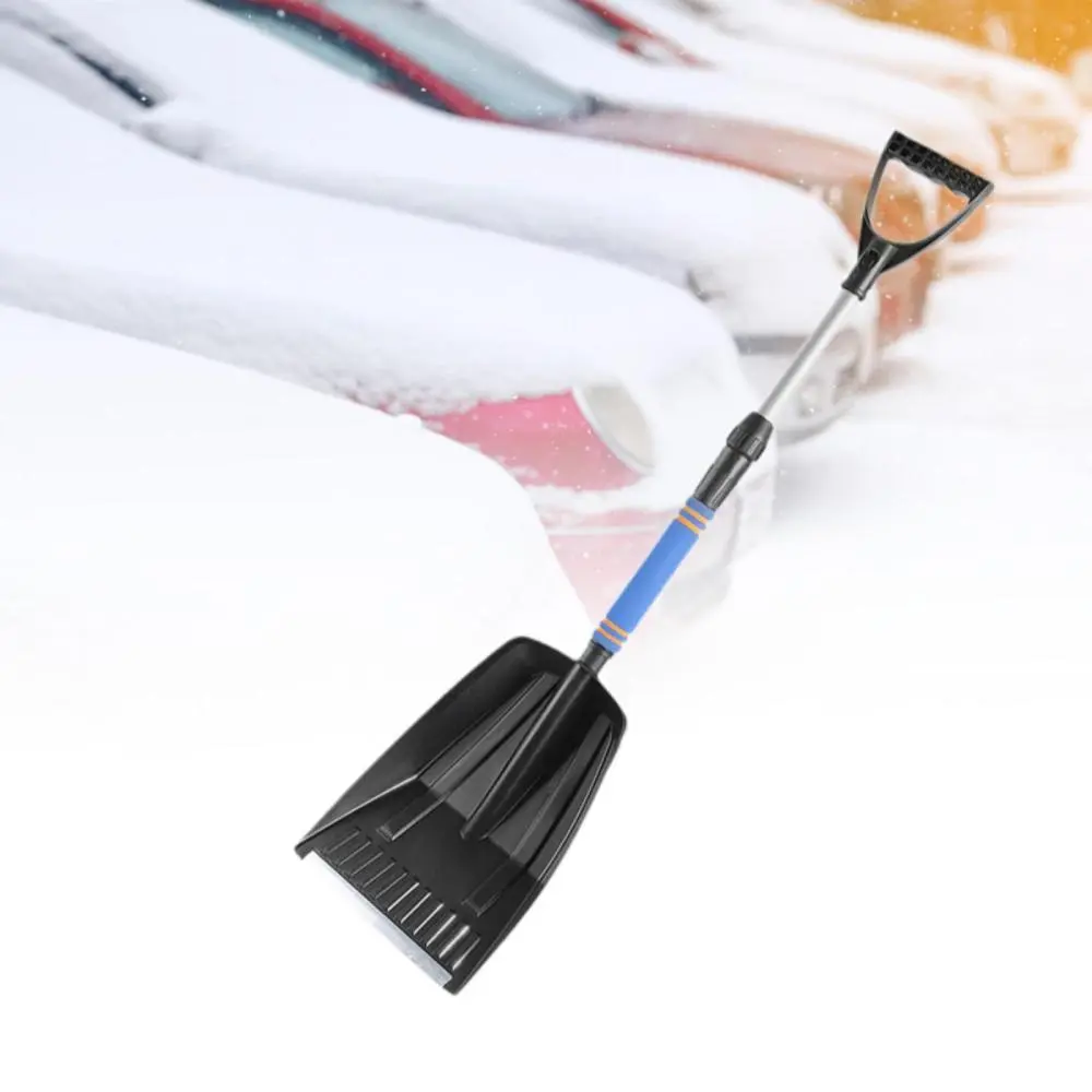 Car Snow Shovels Extendable Snow Scrapers Heavy Duty Manual Tool Winter Car Accessory Removal Tool for Outdoor Vehicle Suvs