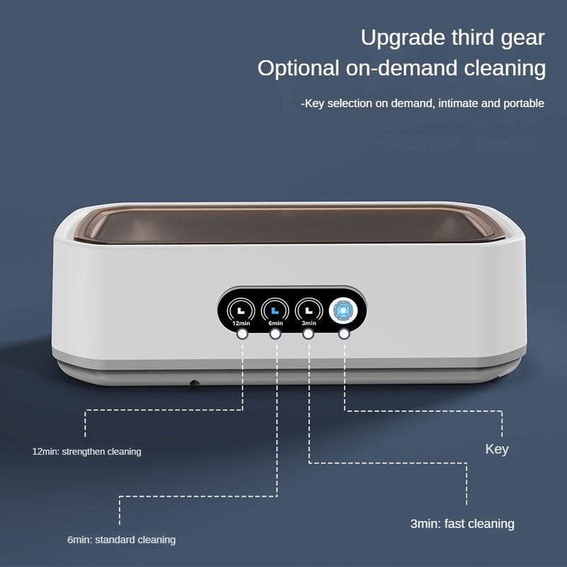 Product Introduction of Ultrasonic Cleaner for Glasses, Jewelry, Metal, Multi-Functional Household Cleaner, Large Capacity 650ML Jewelry and Braces Cleaner 3