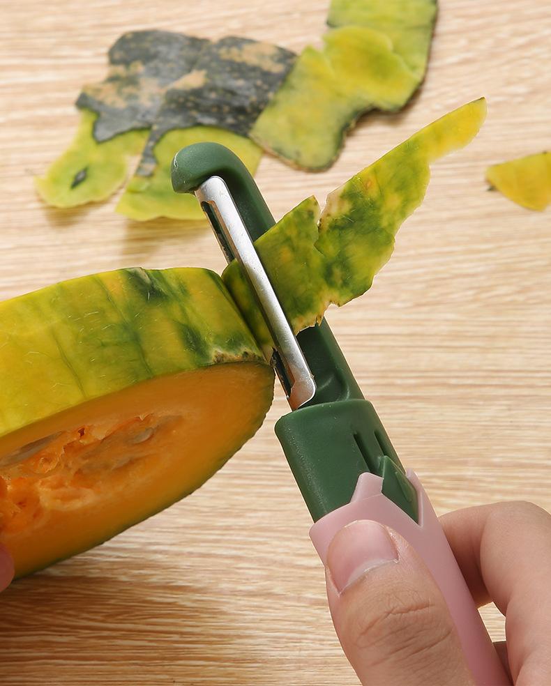 Product Introduction of Multifunctional Peeler Double-Headed Fruit Knife Stainless Steel 2-in-1 Portable Safe Mini Knife Peeler Wholesale 14