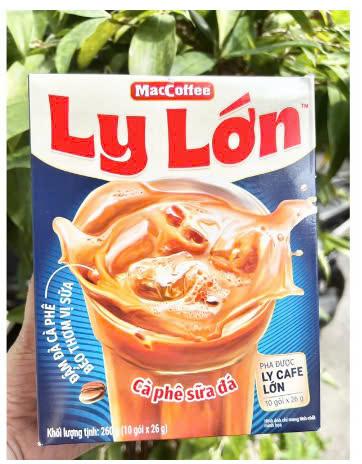 Cà Phê sữa đá Ly Lớn - Hôp (10 gói * 26gr)