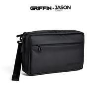 Gambar Tas Handbag Pouch Pria Waterproof Hitam Elegan Jason dari Griffin Apparel Kota Cimahi 1 Tokopedia