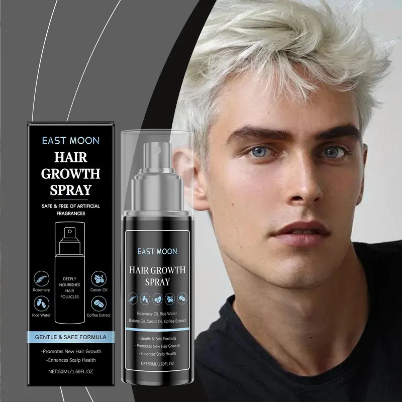 Men's Hair Care Spray, 1/3 Counts Nourishing Hair Care Mist for Strengthening Hair, Moisturizing Hair Care Product for Men 2