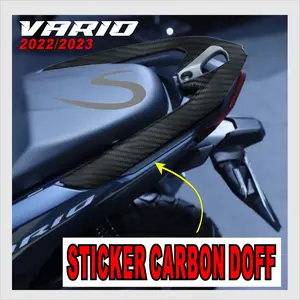 TERBARU STICKER CARBON 3D DOFF BEHEL VARIO 125 2022-2023