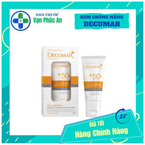 KEM CHỐNG NẮNG DECUMAR ADVANCED SUNBLOCK SPF50 [TUÝP 50GR]