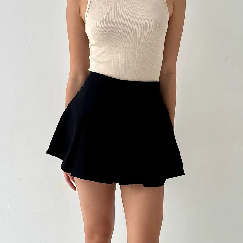 ROKU SKORT - Rok Celana Pendek Highwaist Basic Skirt Wanita Bawahan 7