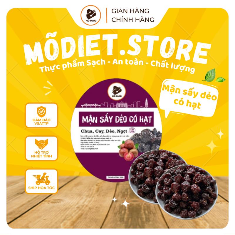  CÓ HẠT - Mận sấy dẻo có hạt  ít đường - Sử dụng phương pháp sấy lạnh. 