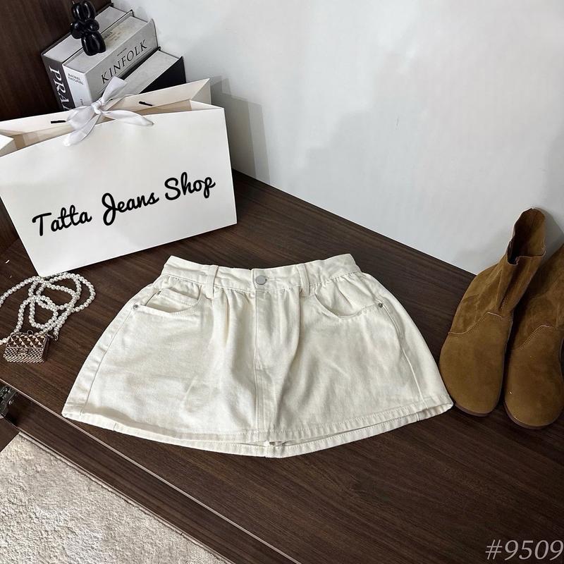 TATTA Jeans | Chân Váy Jeans Bồng Hot Hit 4 Màu Hàng QCCC Nữ Women Dress