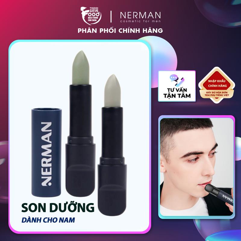 Son Dưỡng Môi Dành Cho Nam Giới Nerman Men's Lip Balm 4g #01