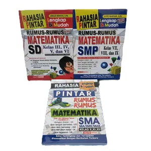 Buku Rahasia Pintar Rumus - Rumus Matematika Soft Cover Siswa