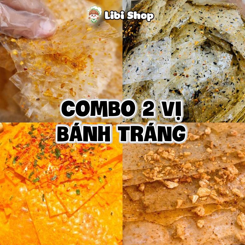 COMBO 2 BỊCH BÁNH TRÁNG TÂY NINH (Mỗi Vị 250gr, 2 Bịch 2 Vị 500g) Snack Ăn Vặt Food 1